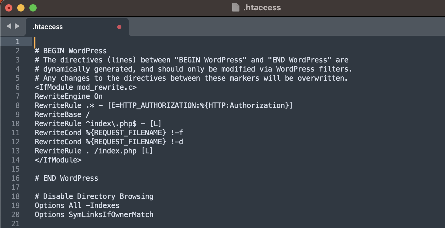 htaccess-file
