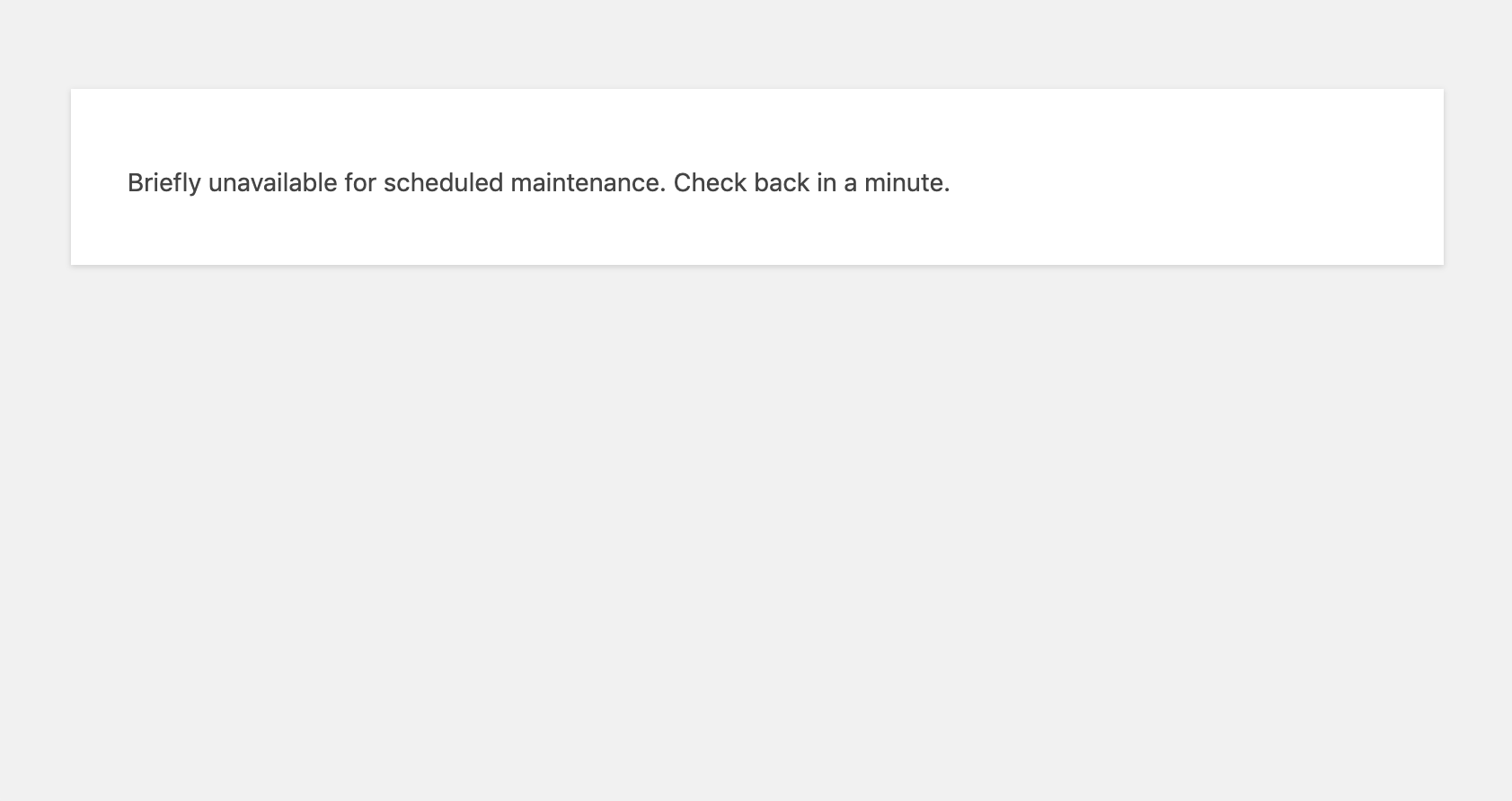 stuck-in-maintenance