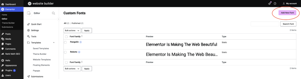 elementor-add-font