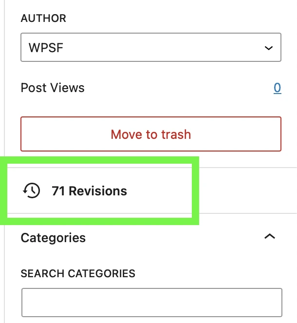 revisions
