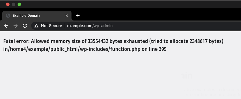 wordpress-fatal-error
