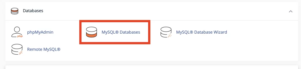 databases